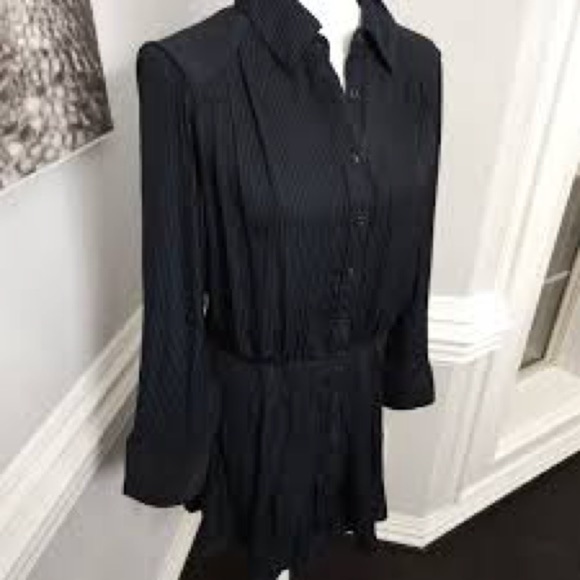 Everly Shirtdress Free People Black striped oos online - Picture 2 of 6